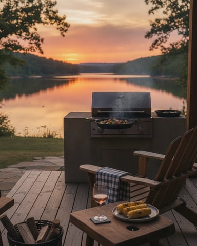 Evening Barbecues and Sunsets